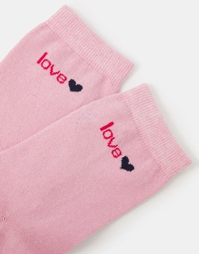 Love Glitter Socks, , large