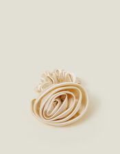 Corsage Satin Hair Scrunchie, , large