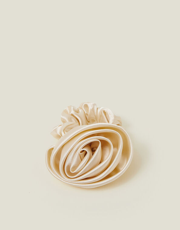 Corsage Satin Hair Scrunchie, , large
