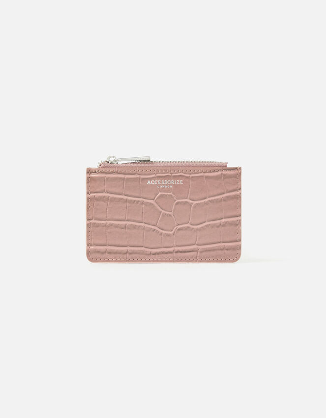 Croc Card Holder, Pink (PINK), large