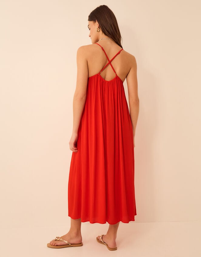 Stripe Crochet Midi Dress, Multi (BRIGHTS MULTI), large