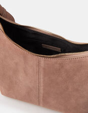 Suede Crossbody Bag, , large