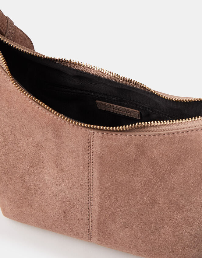 Suede Crossbody Bag, , large