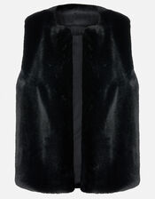 Luxe Faux Fur Gilet, , large