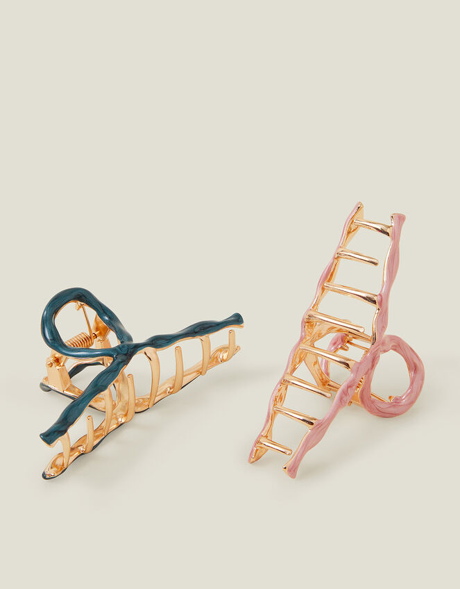 2-Pack Twist Resin Claw Clips, , large