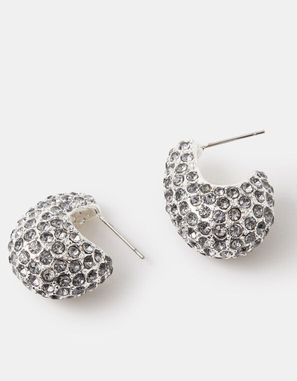 Diamant&eacute; Curve Teardrop Earrings, , large