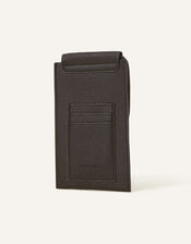 Flat Phone Pouch, Black (BLACK), large