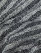Accessorize x Good Manners Stripe Knitted Triangle Scarf, , large