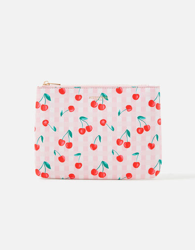Cherry Print Pouch, , large