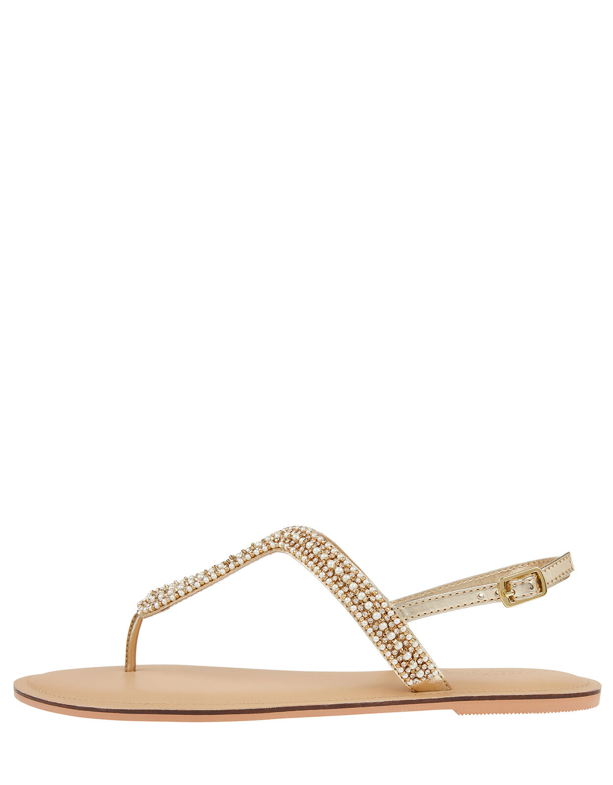 Pearl beaded sandals discount