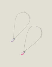 Unicorn "BFF" Necklaces Set of Two, , large