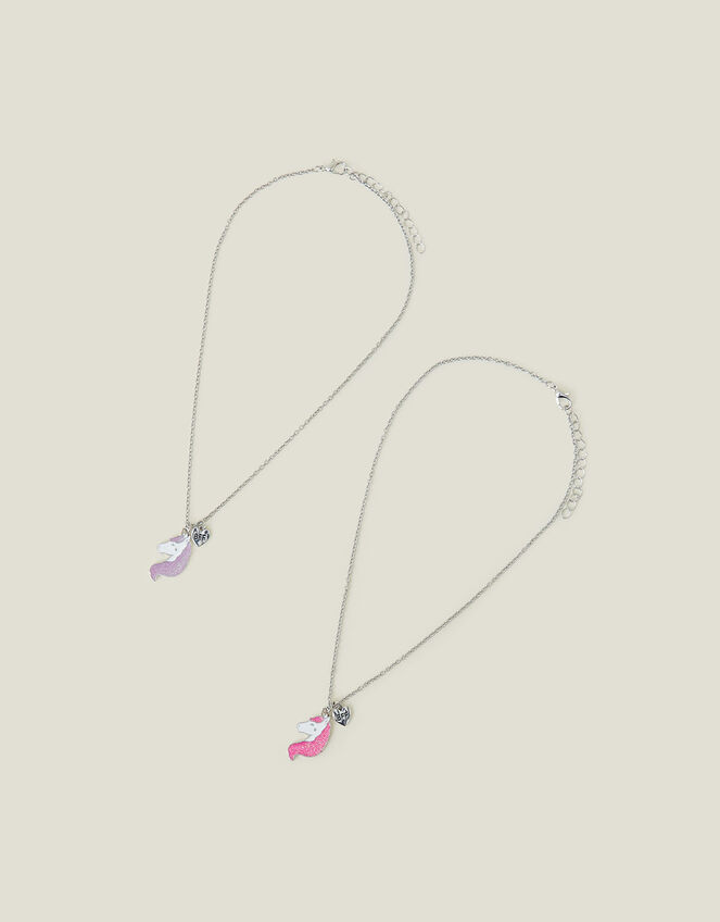Unicorn "BFF" Necklaces Set of Two, , large