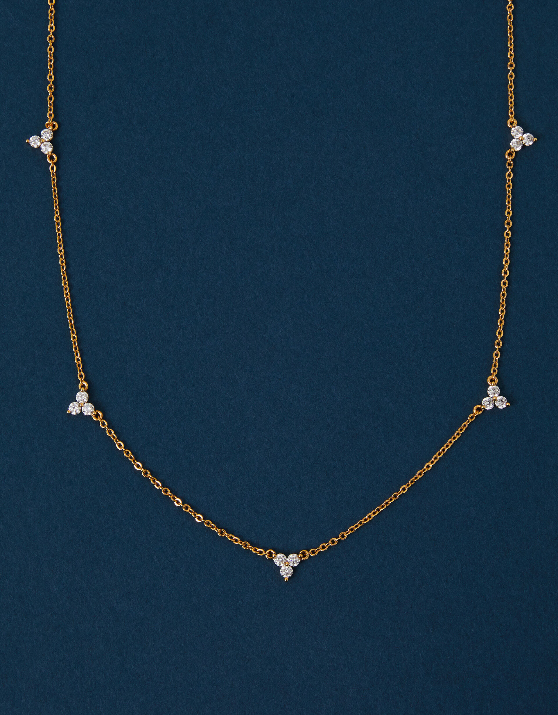 Crystal station necklace discount