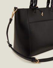 Monica Handheld Bag, Black (BLACK), large