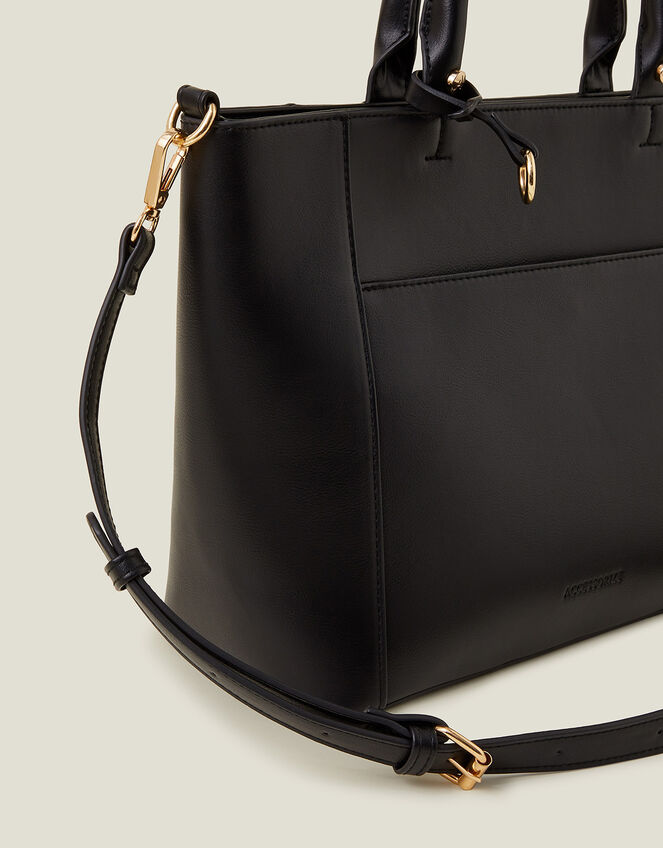 Monica Handheld Bag, Black (BLACK), large