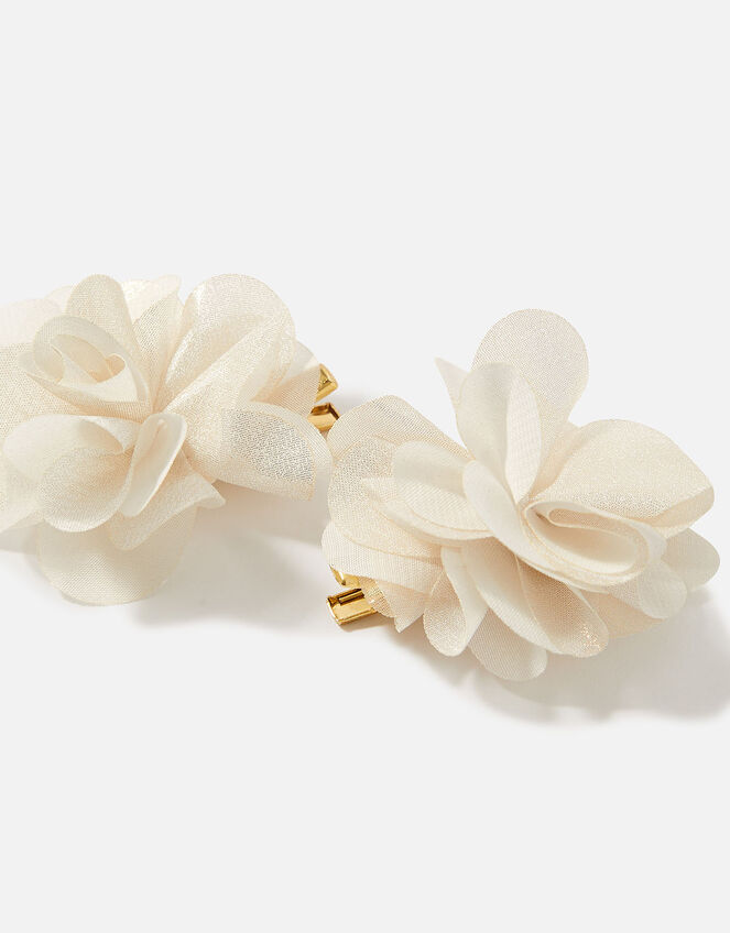Girls Corsage Hair Clip Twinset, , large