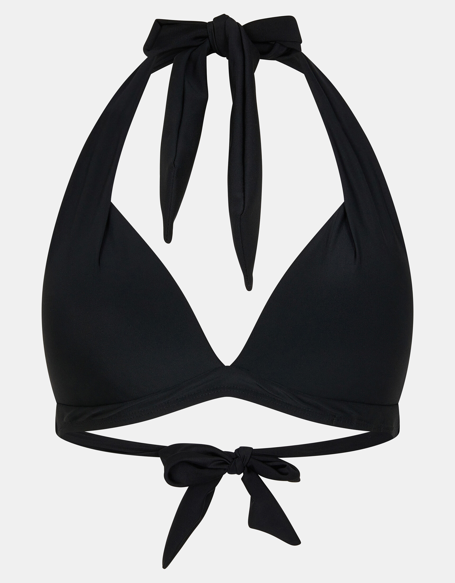 Half-Cup Bikini Shells Black