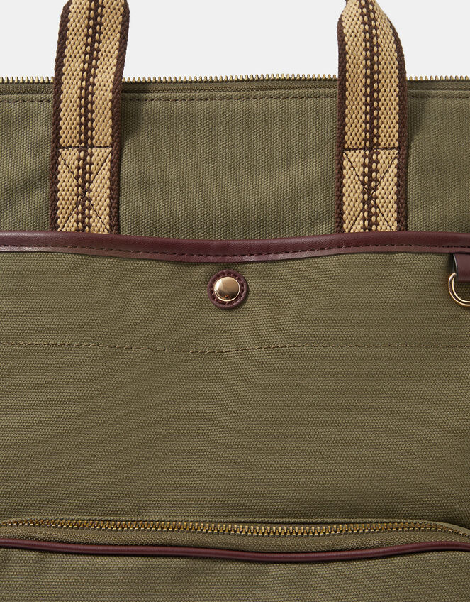 Multi-Pocket Canvas Backpack, , large