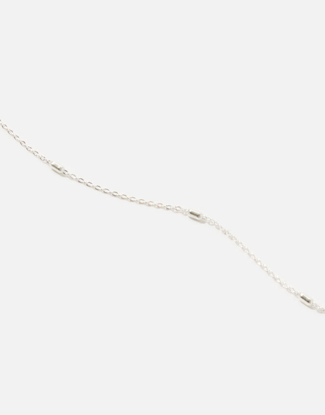 Sterling Silver Slub Chain Bracelet, , large