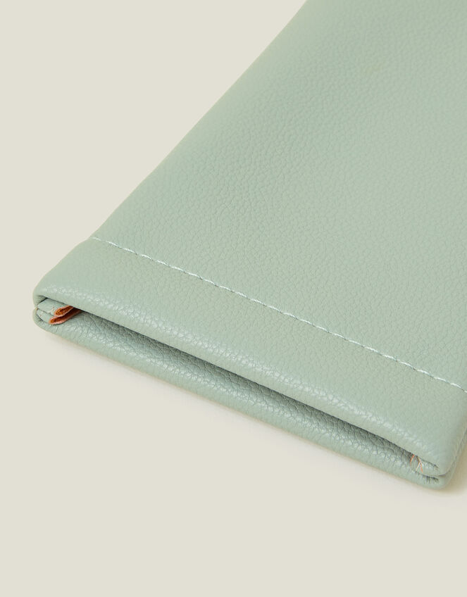 Soft Faux Leather Glasses Case Mint, , large
