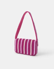 Accessorize x Good Manners Beaded Dog Stripe Bag, , large