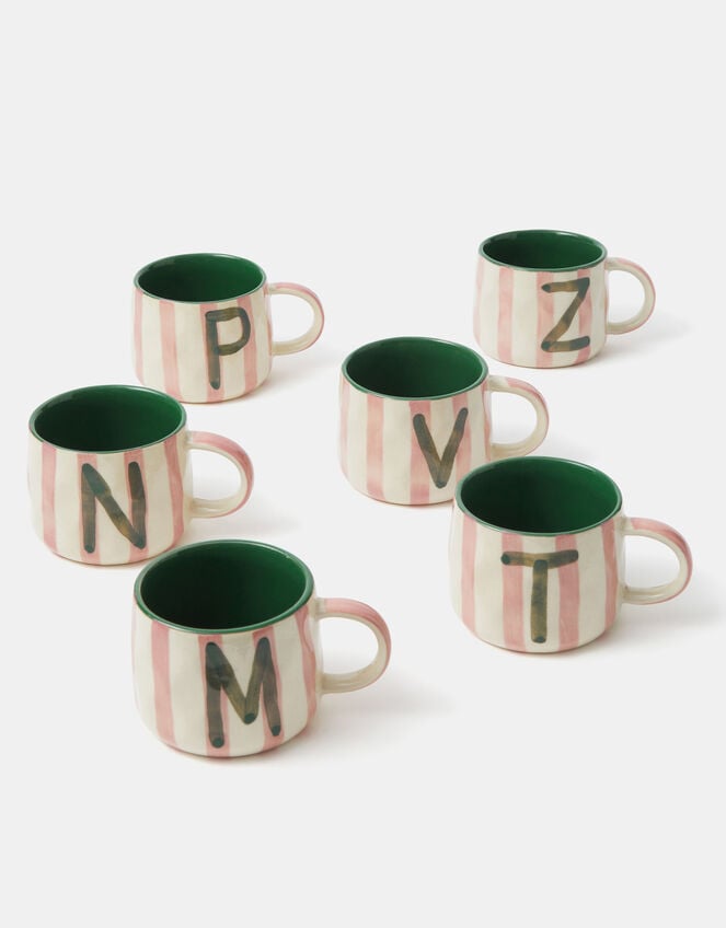 Initial Stripe Mug, Multi (BRIGHTS MULTI), large