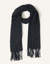 Super-Soft Scarf, Blue (NAVY), large