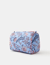 Floral Quilted Make Up Bag, , large