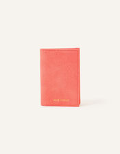 Travel Card Holder, Orange (CORAL), large