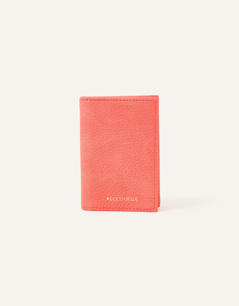 Travel Card Holder, Orange (CORAL), large