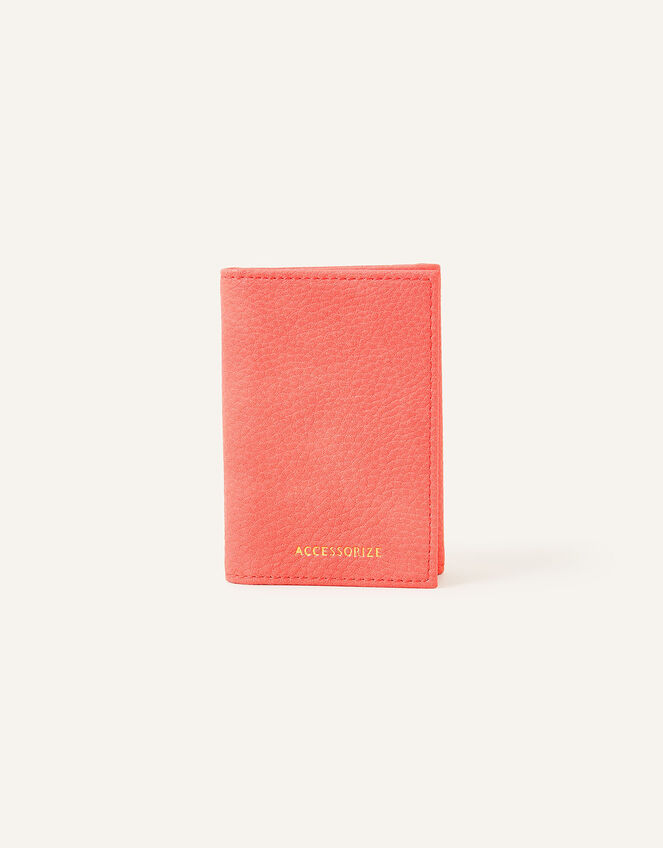 Travel Card Holder, Orange (CORAL), large