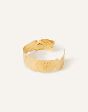 14ct Gold-Plated Molten Arm Cuff, , large