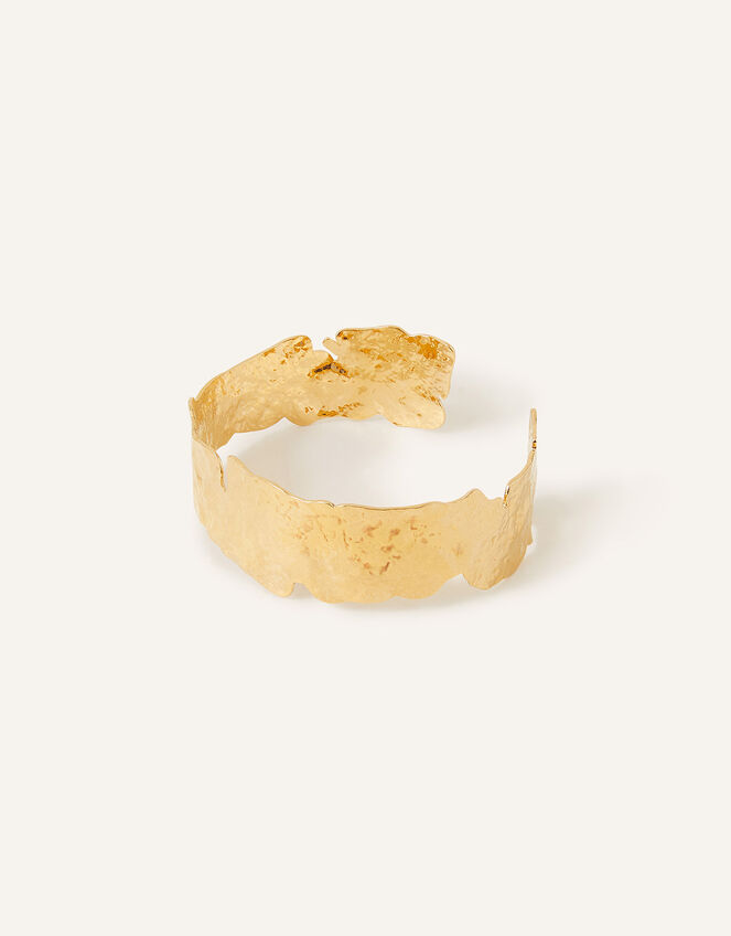 14ct Gold-Plated Molten Arm Cuff, , large