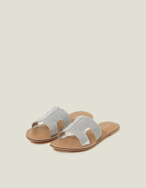 Sparkle Cut-Out Sliders, Silver (SILVER), large