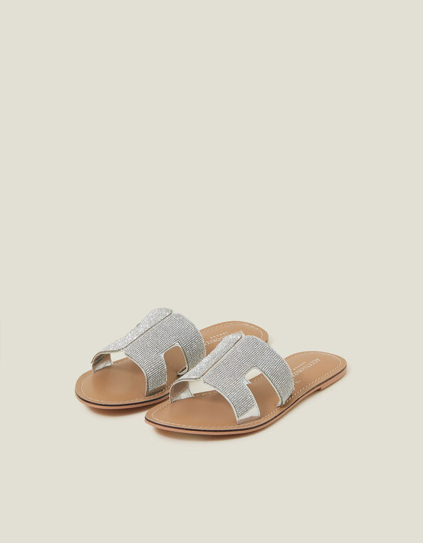 Sparkle Cut-Out Sliders, Silver (SILVER), large