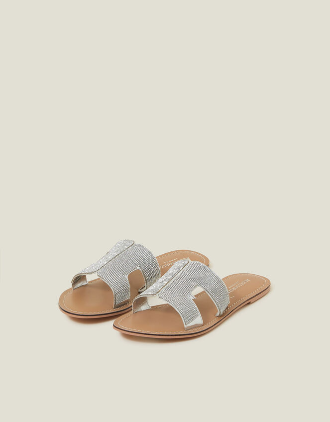 Sparkle Cut-Out Sliders, Silver (SILVER), large