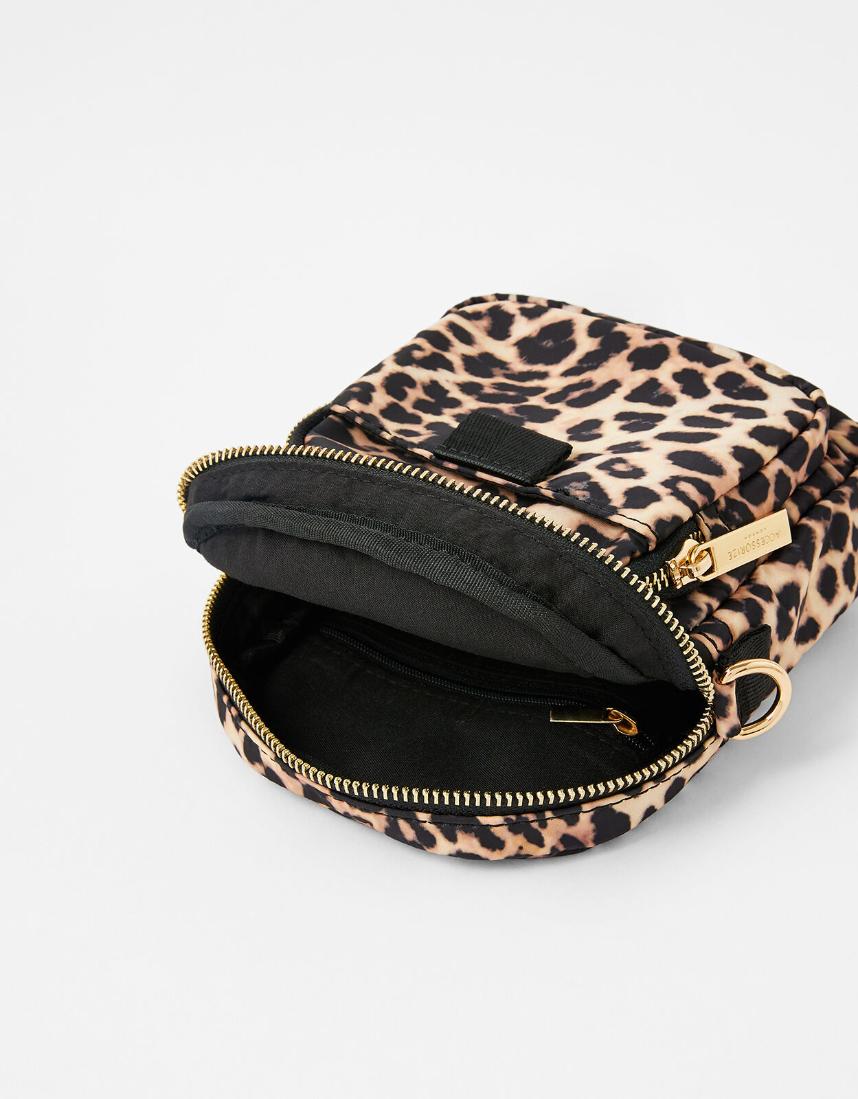 Accessorize leopard print bag clearance