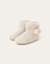 Super Soft Slipper Boots, Cream (CREAM), large