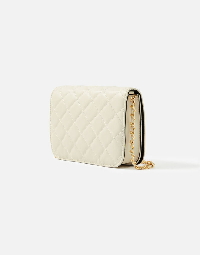 Erin Quilted CrossBody Bag Cream Shop All Accessorize Global