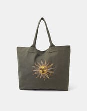 Sun Embellished Tote Bag, , large