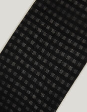 Gingham Tights, Black (BLACK), large