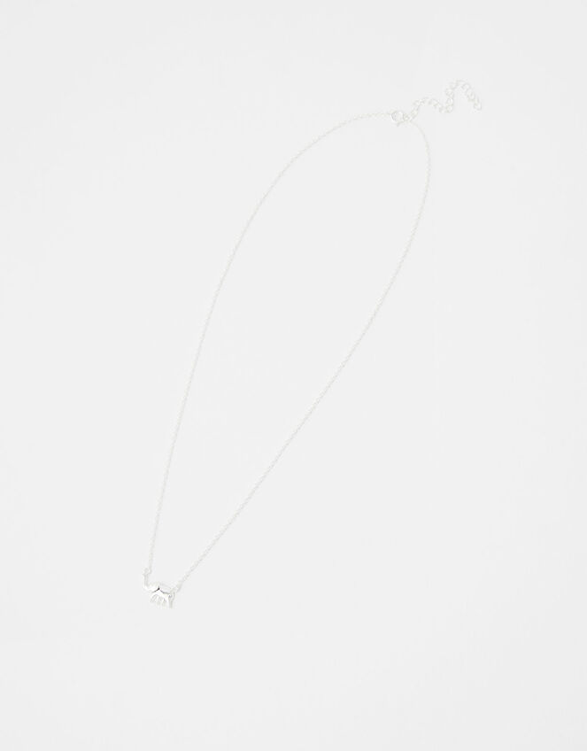 Sterling Silver Elephant Necklace, , large