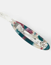 Marble Resin Barrette Hair Clip, , large