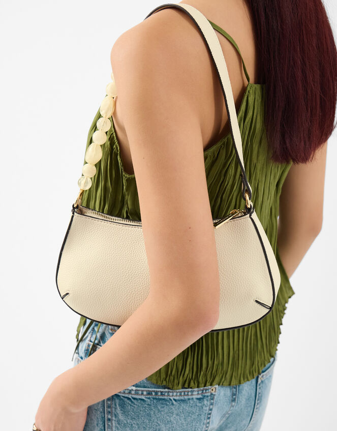 Beaded Strap Shoulder Bag, , large