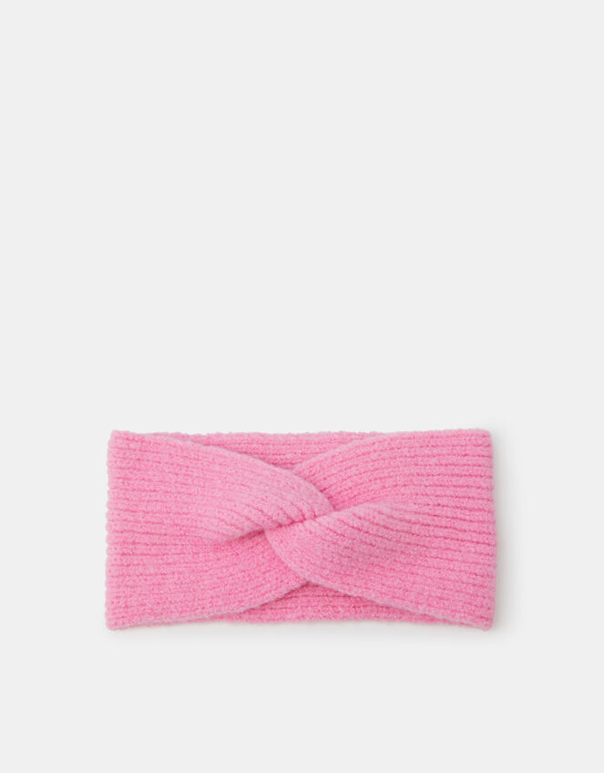 Soft Knit Bando Headband, Pink (PINK), large