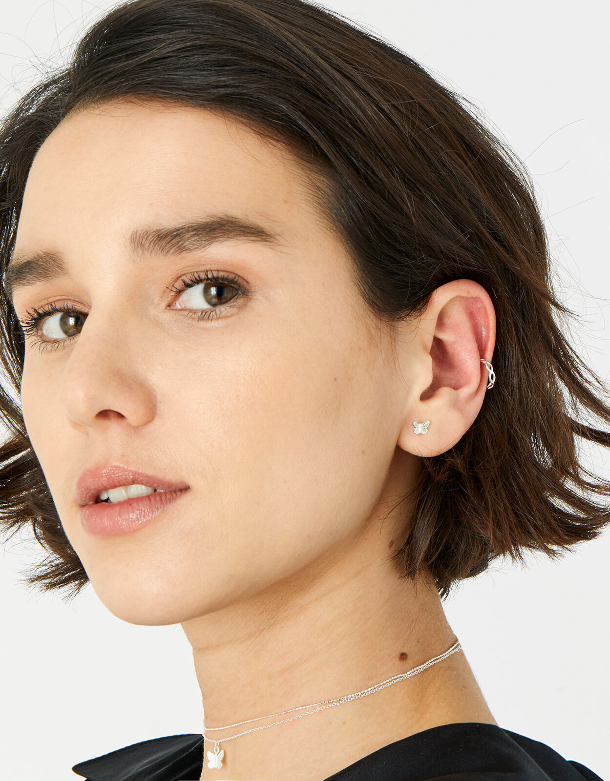 Sterling Silver Link Ear Cuff