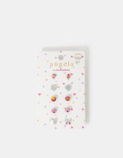 5-Pack Girls Butterfly Stud Earrings, , large