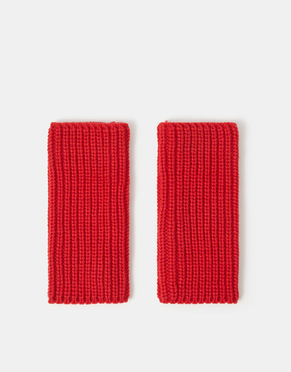 Chunky Knit Wrist Warmers, , large