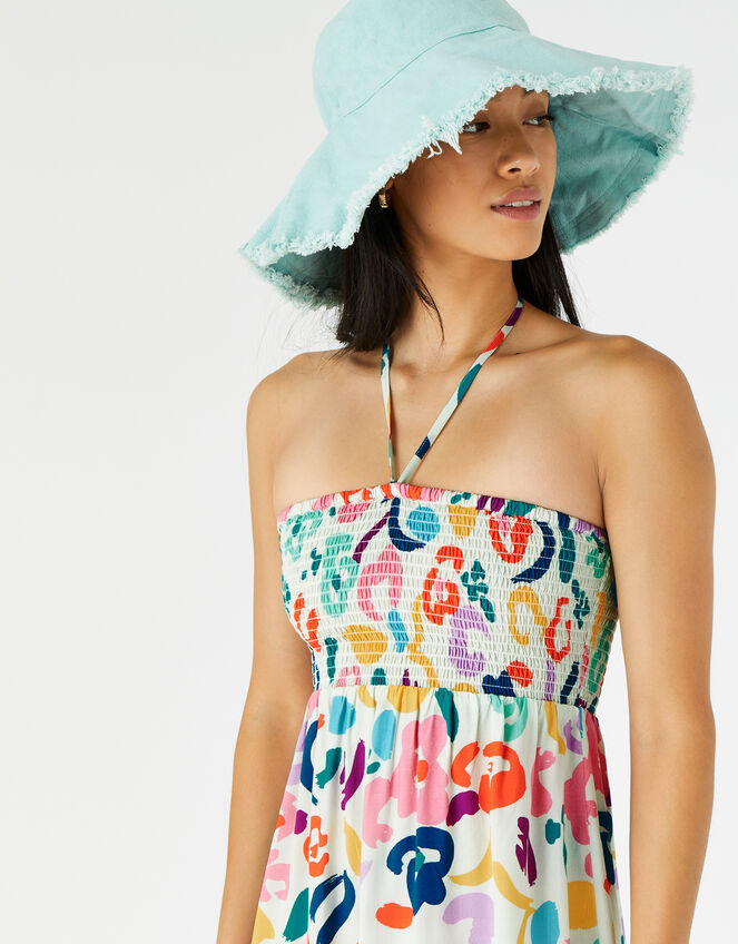 Colour Splash Bandeau Dress, Multi (BRIGHTS-MULTI), large