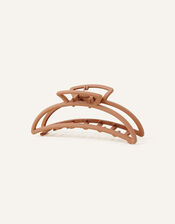 Semi Circle Claw Clip, Nude (NUDE), large